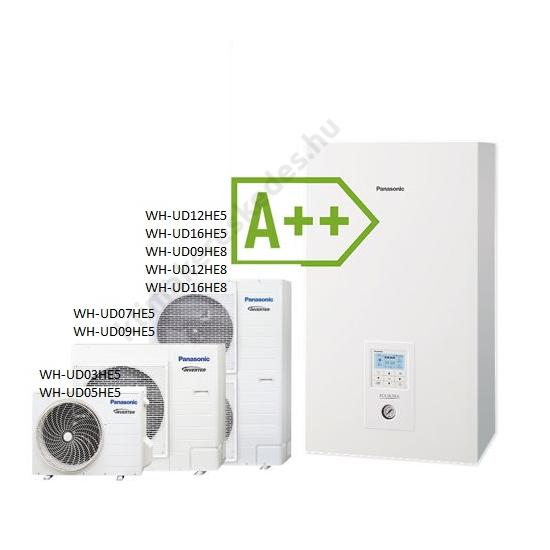 Panasonic Aquarea High Performance SDC09H3E8/UD09HE8 hőszivattyú 9 kW