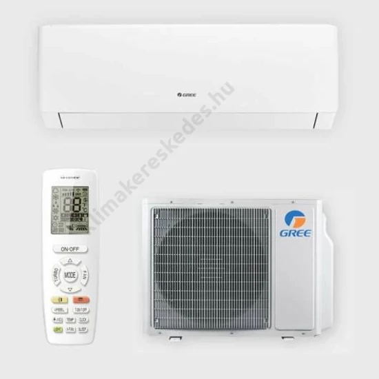 Gree Pulse GWH09AGA-K6DNA1A inverteres klímaberendezés 2,6 kW + BESZERELÉS + 3 +2 év garancia